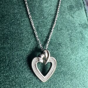 Sterling Silver Heart Pendant Necklace